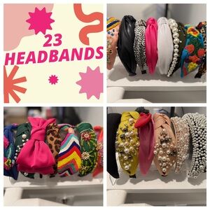 23 HEADBANDS!!  Excellent condition!